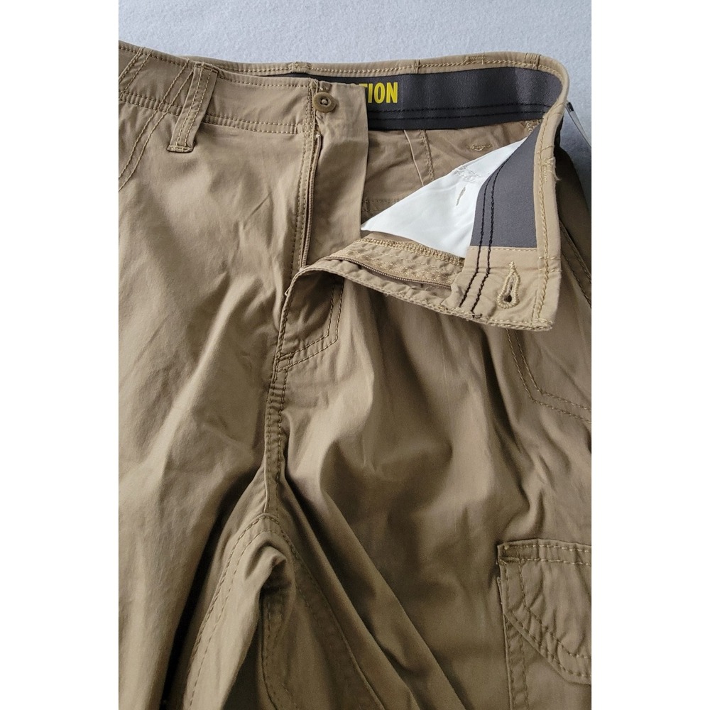 mens lee extreme cargo‎ shorts Size 28 Color Khaki - Picture 4 of 13